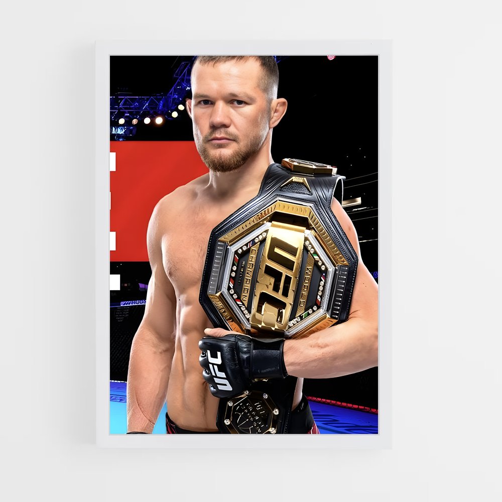 Poster Petr yan ultime – affiche MMA (vue 3)